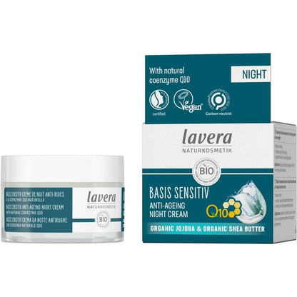 Nachtcrème Q10 Basis Sensitiv Lavera 50 ml