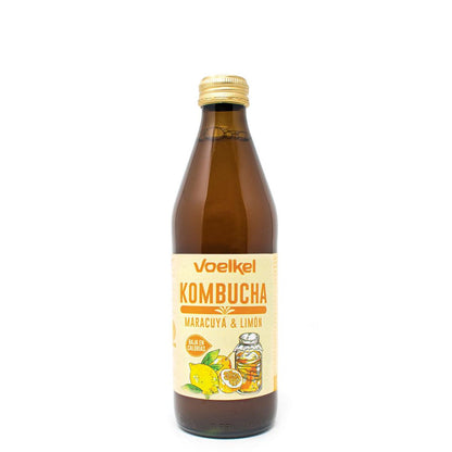 Kombucha al Maracuja e Limone Bio  Voelkel 330 ml