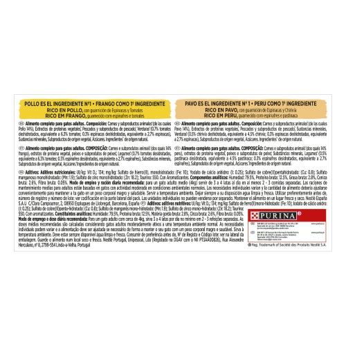 GOURMET Nature's Creations Mini Fillets Rich in Chicken and Turkey 4 x 85 g