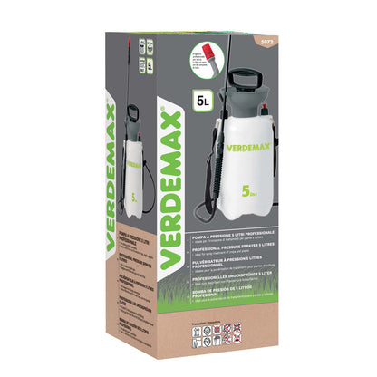 Pulvérisateur à pression préalable professionnel 5 l Verdemax