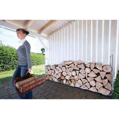 Verstellbarer Ständer zur Lagerung von Brennholz