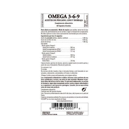 Omega 3 6 9 Solgar 60 kapslar