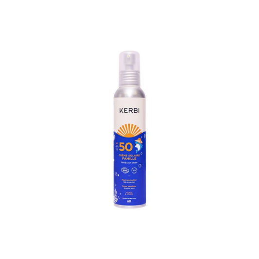 Zonnecrème voor het hele gezin SPF50 Kerbi 150 g