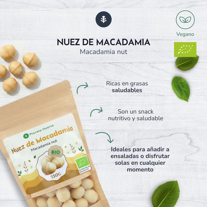 Macadamia nuts ECO Planeta Huerto 250 g