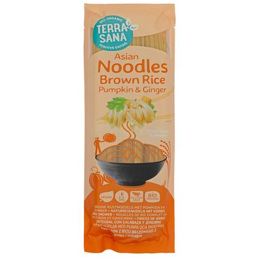 Terrasana Brown Rice Noodles with Pumpkin and Ginger 250 g