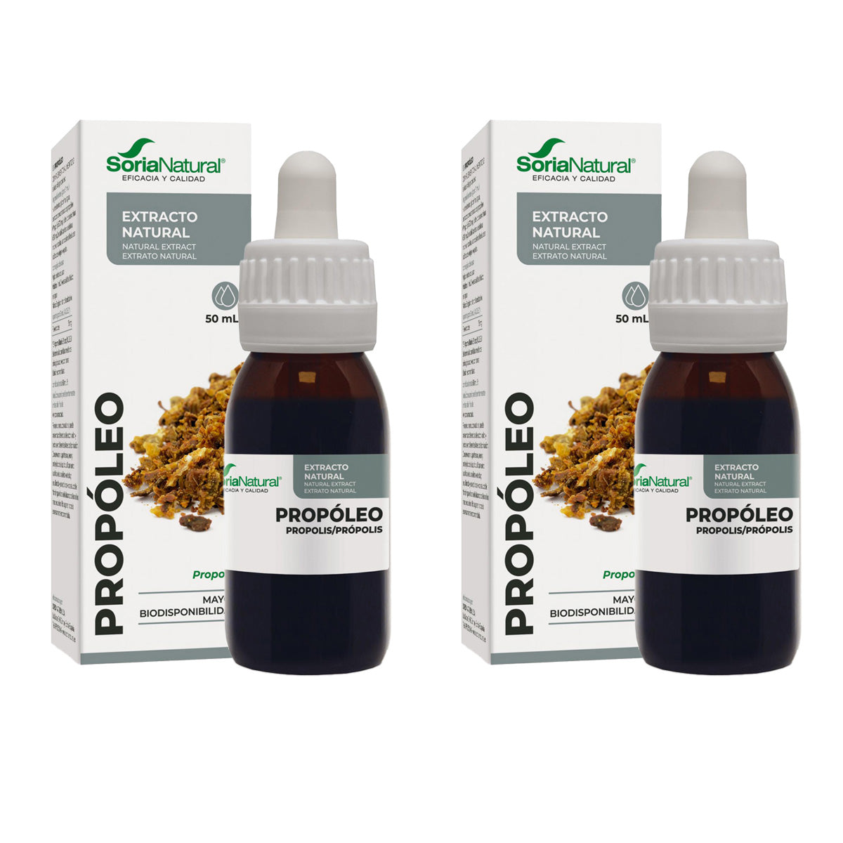 2-pack propolis-extrakt S. XXI Soria Natural, 50 ml