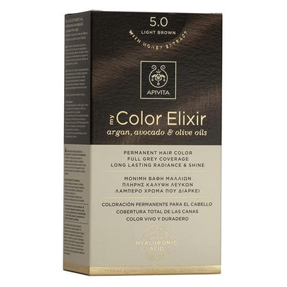 My Color Elixir N5.0 Kastanjebruine Haarverf Apivita
