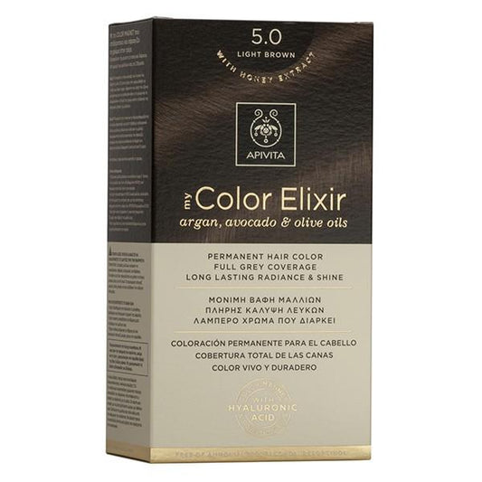 Hårfärg My Color Elixir N5.0 Kastanj Apivita