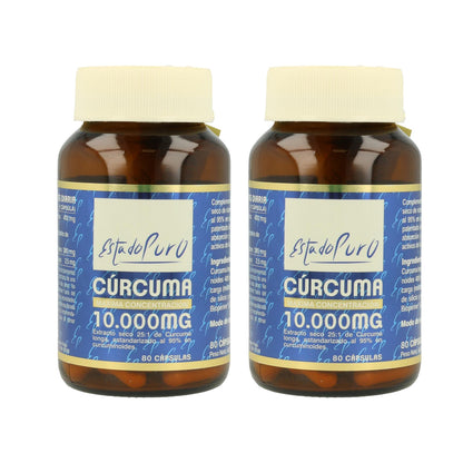 Pack 2x Curcuma pur Tongil Format économique 80 gélules