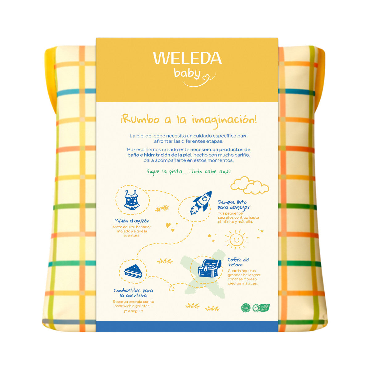 Neceser de Verano Weleda Baby Crema Pañal 75 ml + Gel Champú 200 ml