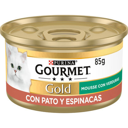 GOURMET GOLD Mousse Nassfutter Ente & Spinat 85 g