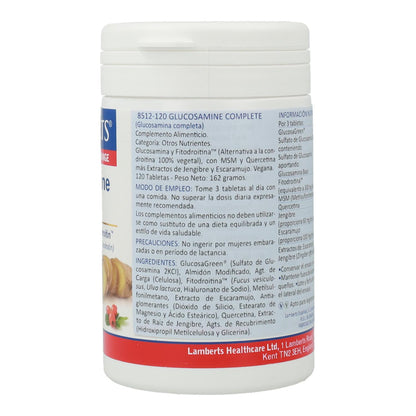 Glukosamin, kondroitin, MSM, ingefära Lamberts, 120 tabletter