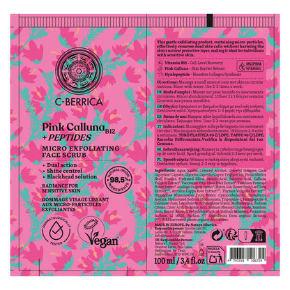 Exfoliant visage aux microparticules Natura Siberica 100 ml