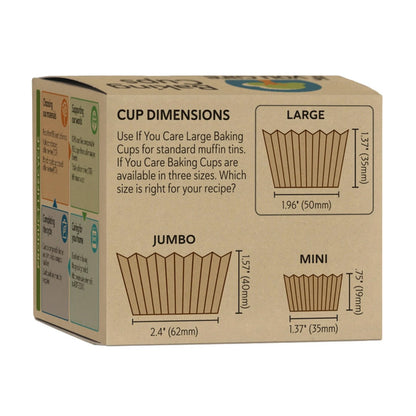 Stampi per muffin in carta medi If you care 240 pz