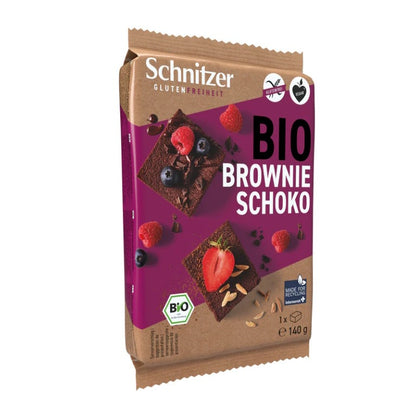 Brownie de chocolate negro Sin gluten Schnitzer 140g