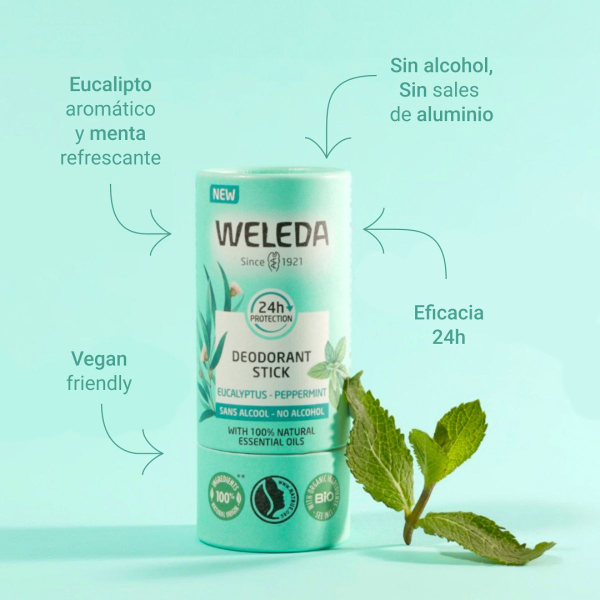 WELEDA Deodorant Stick Eucalyptus 50 g