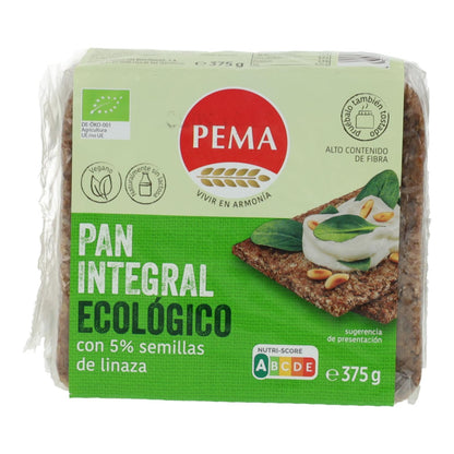 Roggenbrot mit 5 % Leinsamen Pema 375 g