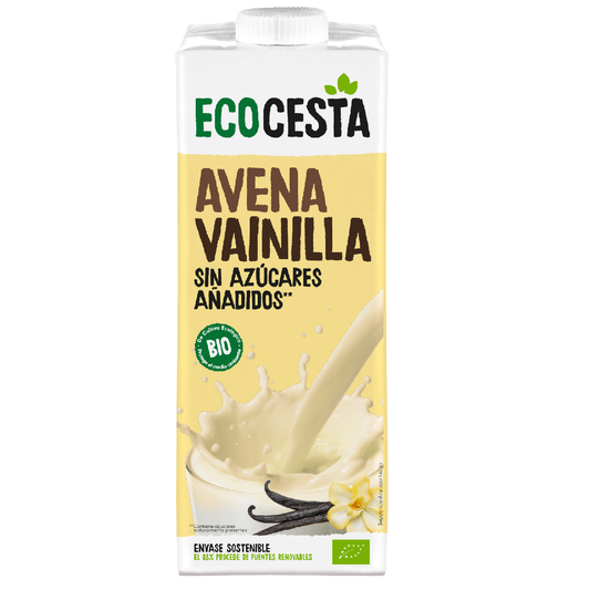 Bevanda vegetale all'avena e vaniglia Bio Ecocesta 1L