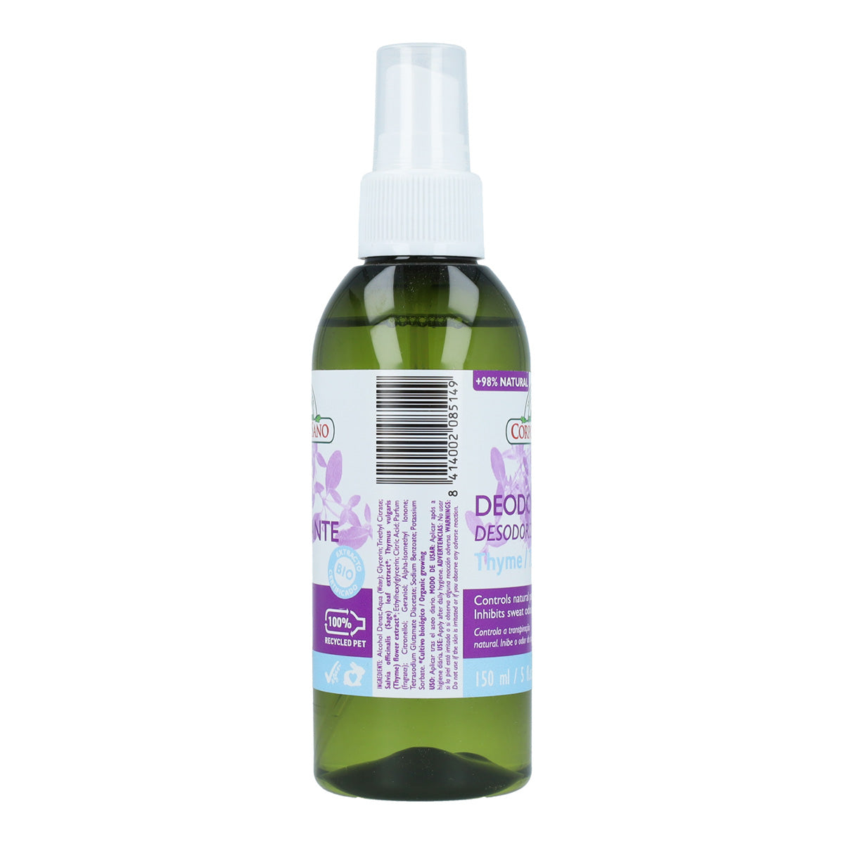 5x deodorant met tijm Corpore Sano 150 ml