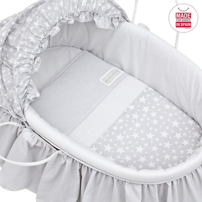 Łóżeczko dziecięce z budką BE w różnych kolorach Beżowy