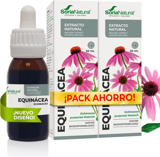 2er-Pack Echinacea-Extrakt Soria Natural, 50 ml