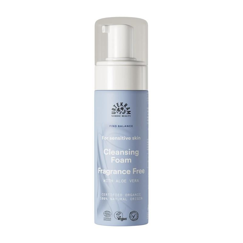 Geurloze gezichtsreinigingsschuim Urtekram 150 ml