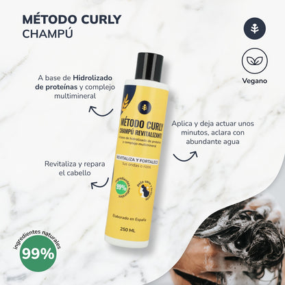 Impacco metodo ricci: shampoo, maschera e trattamento Planeta Huerto