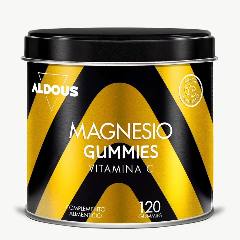 Magnesiumcitraat gummies 1340 mg + vitamine C 45 mg Aldous Bio 120 gummies