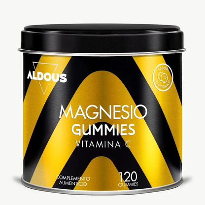 Magnesiumcitraat gummies 1340 mg + vitamine C 45 mg Aldous Bio 120 gummies