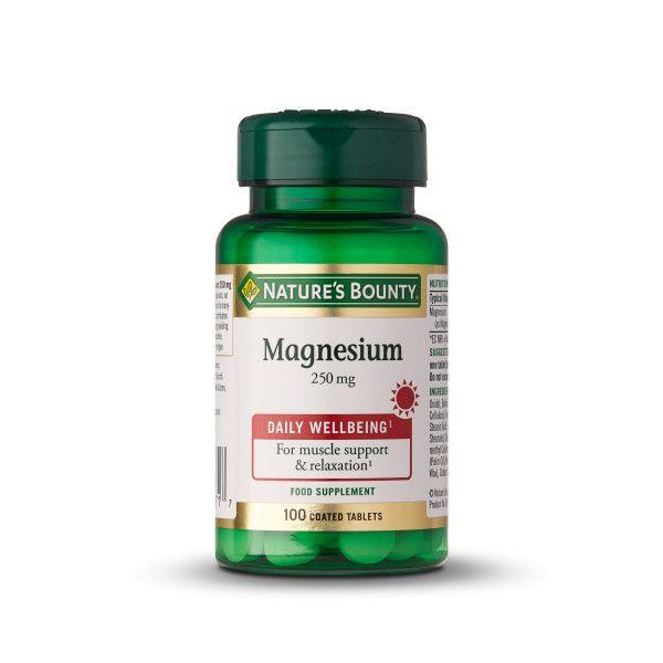 Magnesium 250 mg 100 Tabletten Nature's Bounty