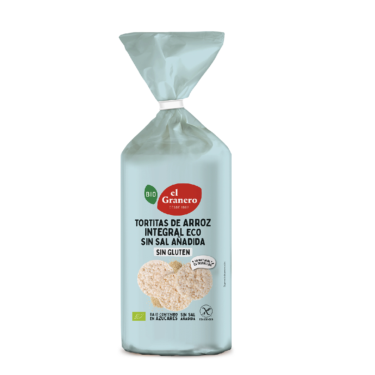 Ungesalzene Reispuffer El Granero, 115 g