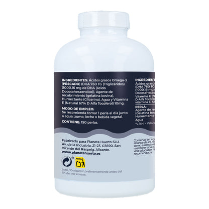 DHA 1000 mg Planeta Huerto 150 pearls