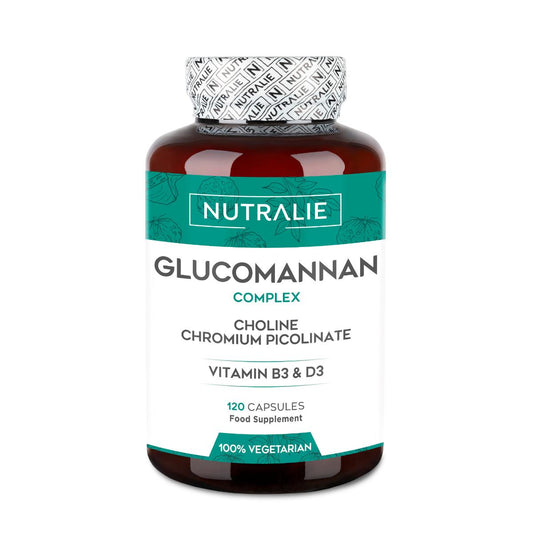 Nutralie Glucomannane avec choline + B3 + D3 Perte de poids 120 gélules