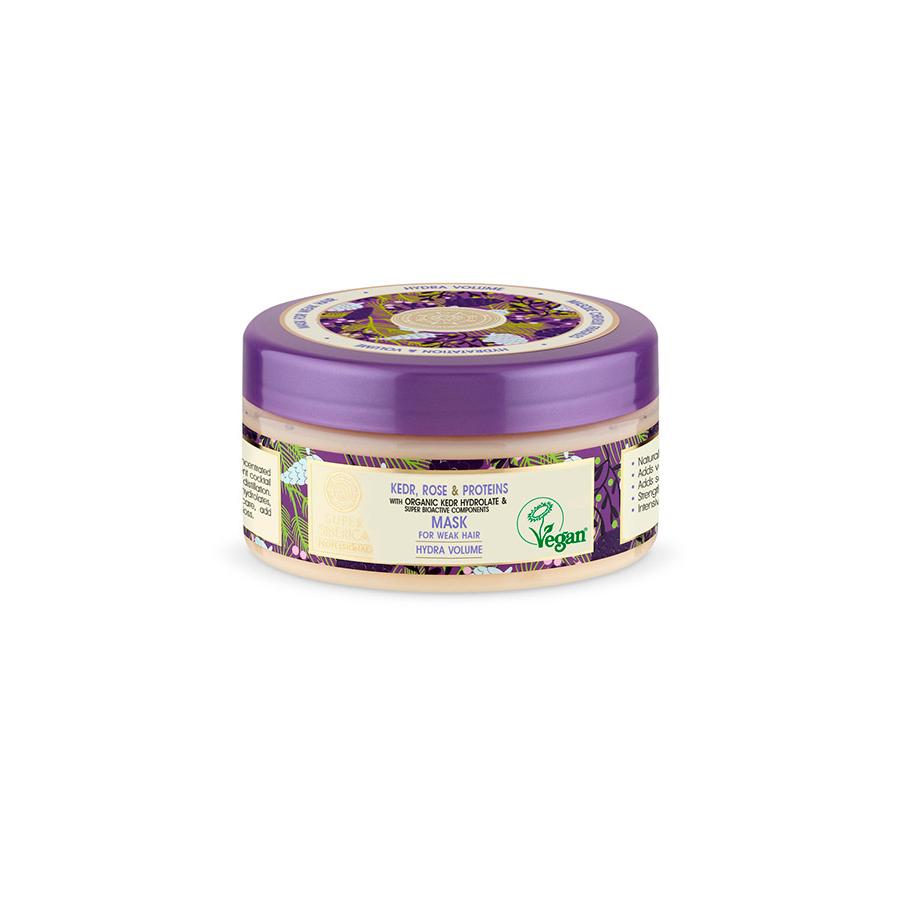 Maseczka do włosów słabych Natura Siberica z sosną, różą i proteinami 400 ml