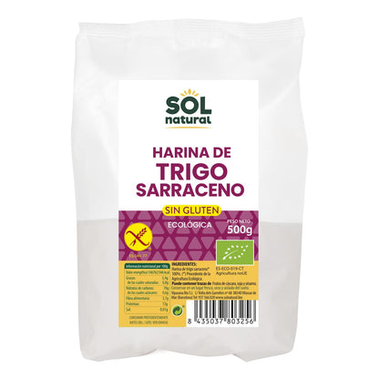 Mąka gryczana bezglutenowa Sol Natural 500 g