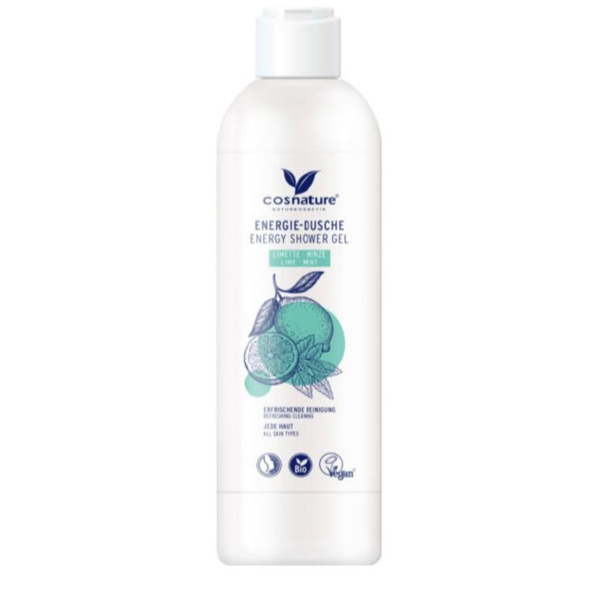 Cosnature Organic Mint & Lime Energy Shower Gel 250 ml