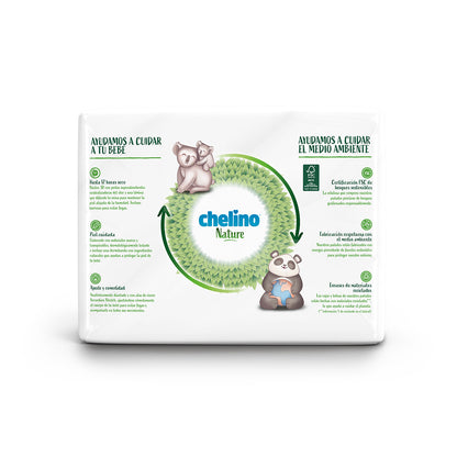 Windeln T4 9-15 kg Chelino Nature 34 Stück
