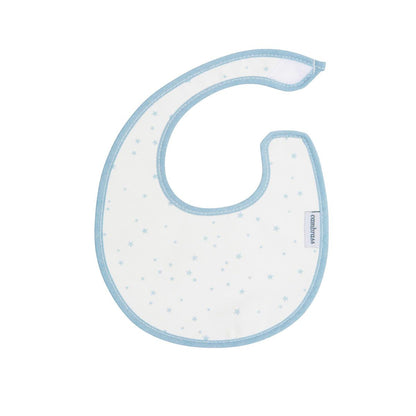 Rund haklapp med kardborreband Sky celeste stjärnor Stjärnor Rosa