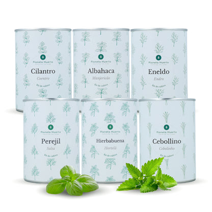 Aromatische kweeksets Kistpakket Planeta Huerto