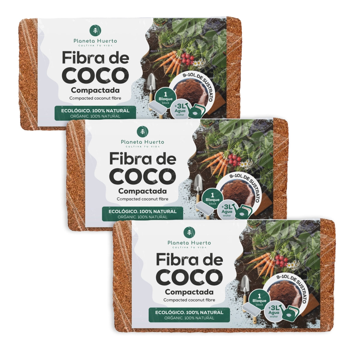 3xGarden Planet Coco Fibre Substrate Pack 9 litrów
