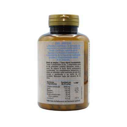 Collagen with magnesium + organic silicon + vitamins C and D, 180 tablets. NaturTierra