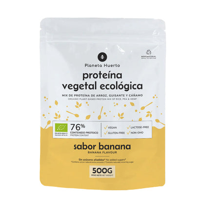 Białko roślinne ECO 76% Banan Planeta Huerto 500 g