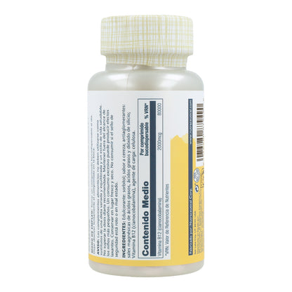 Solaray Vitamina B-12 2000 mcg 90 compresse