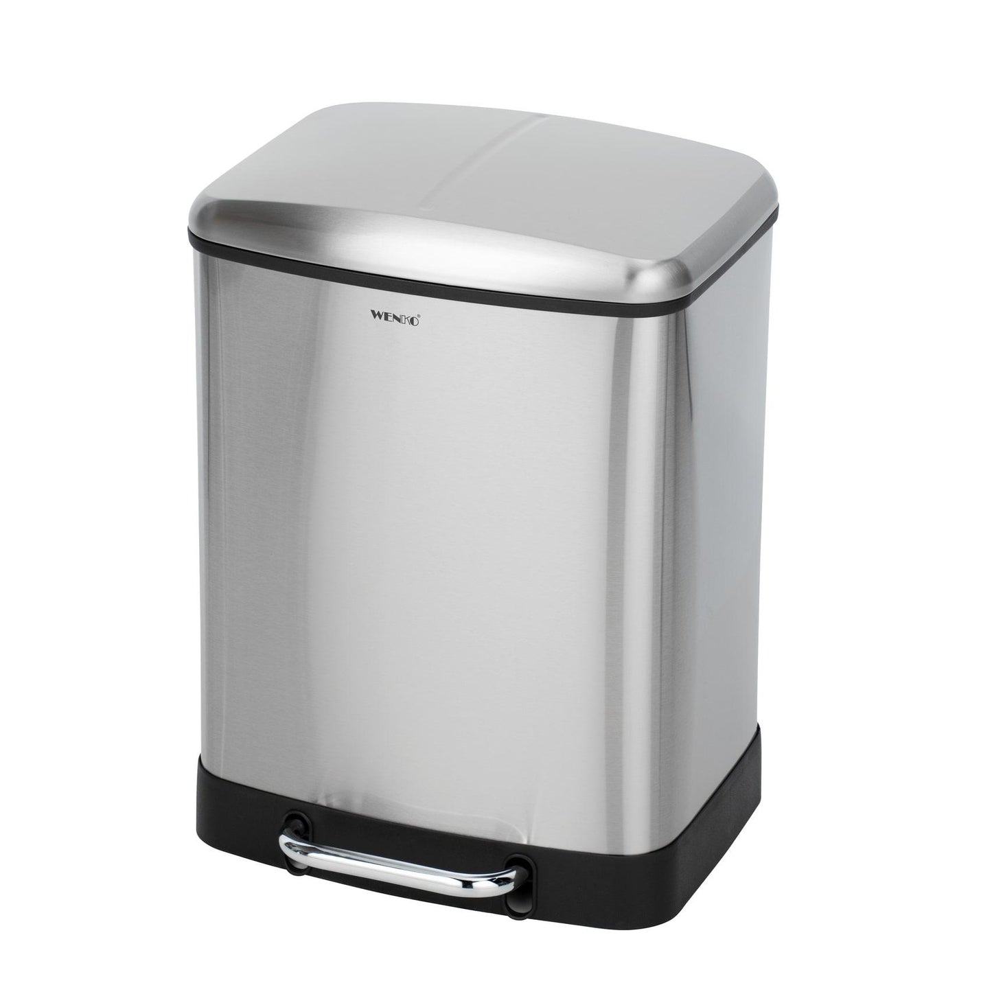 Edelstahl-Treteimer Easy Close Studio Duo, 2 x 20 l