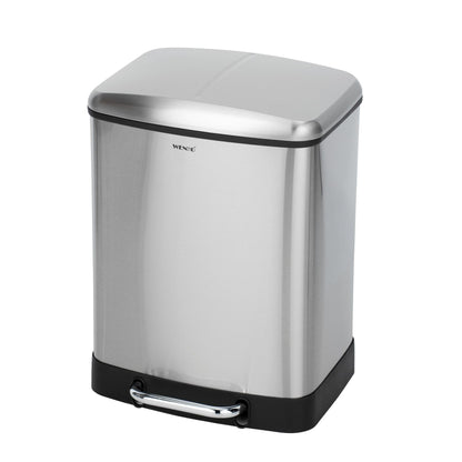 Edelstahl-Treteimer Easy Close Studio Duo, 2 x 20 l