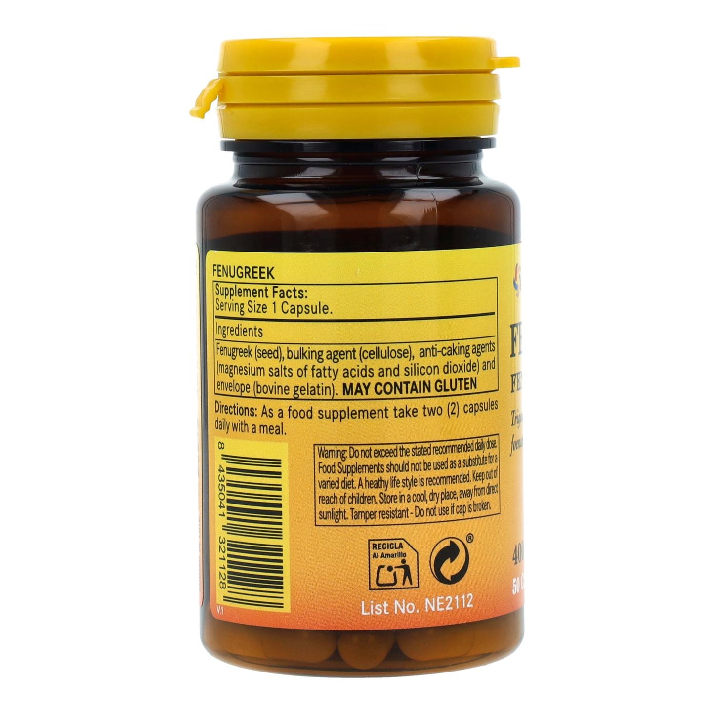 Fenugrec 400 mg Nature Essential, 50 gélules