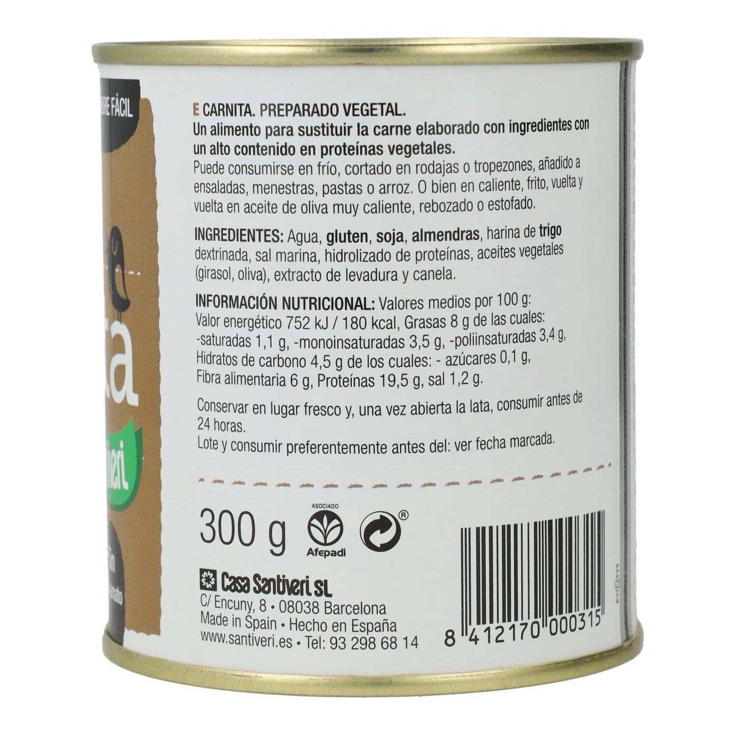 Santiveri Carnita de Légumes 300 g