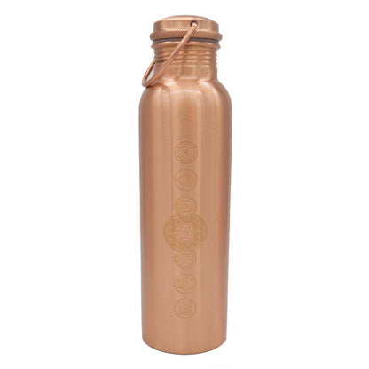 Indiaveda Chakras Copper Bottle 900 ml