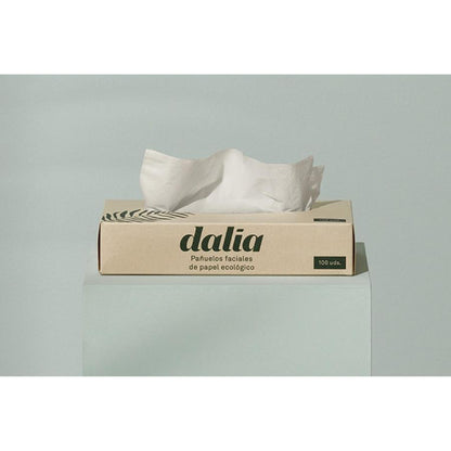 Caja de 150 Pañuelos Faciales Bio sin Blanquear. Dalia