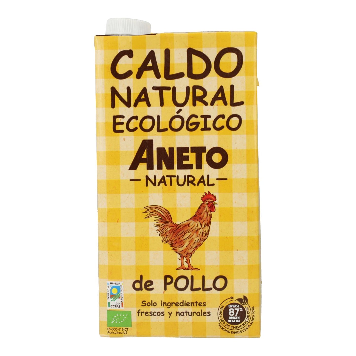 Bouillon de poulet bio Aneto 1L